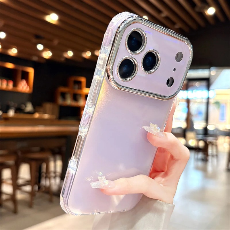 Camera Lens Protector - Custodia per telefono lucida con effetto