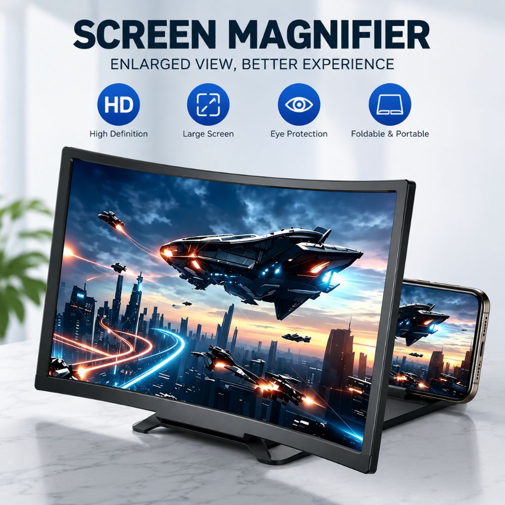 Matte Anti Glare Screen - Supporto per ingranditore schermo 3D da