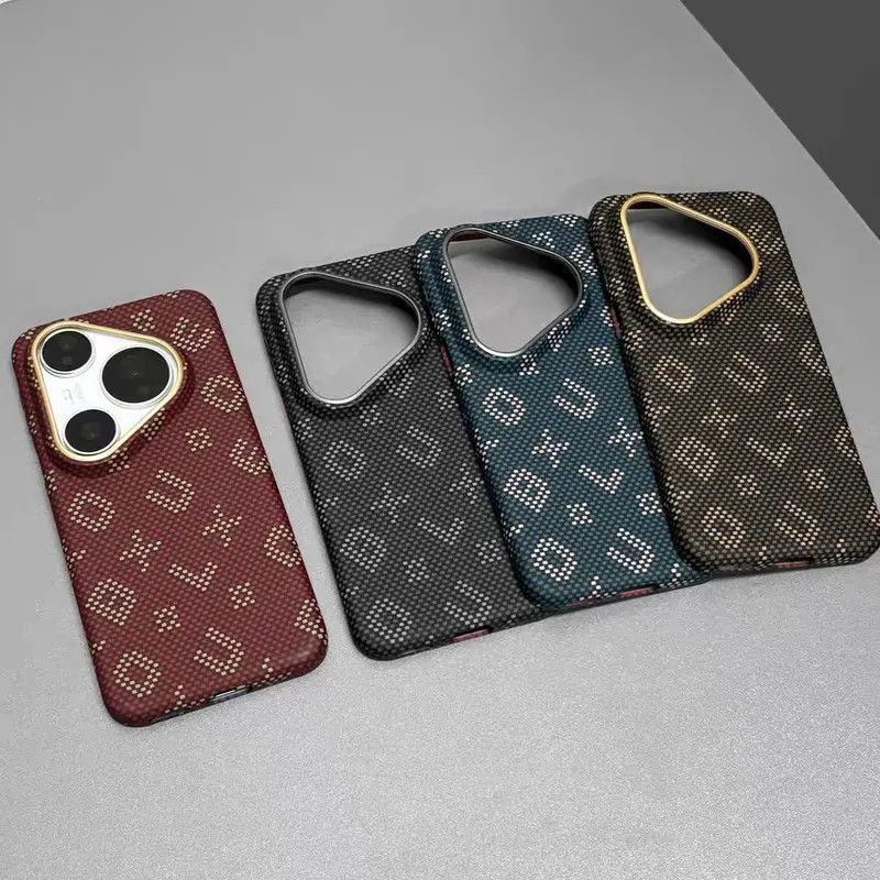 Huawei Pura 70 - Custodia Magnetica in Fibra di Carbonio